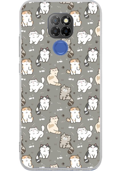 General Mobile Gm 20 Uyumlu Minik Sevimli Kediler Baskılı Silikon Kılıf
