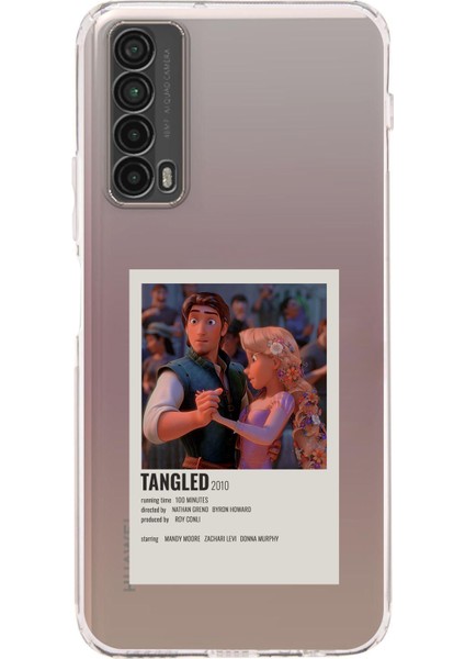 Huawei P Smart 2021 Uyumlu Rapunzel Tangled Tasarımlı Baskılı Silikon Kılıf