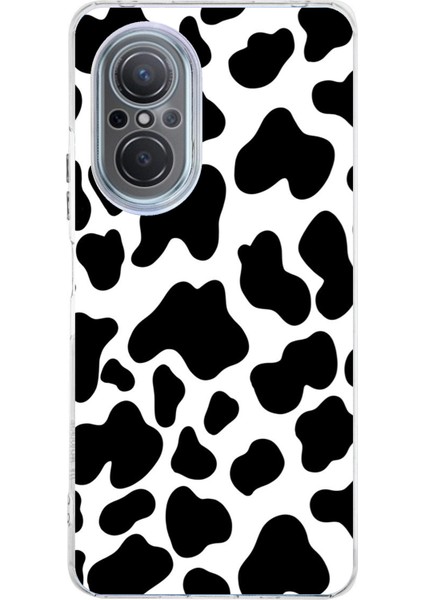 Huawei Nova 9 Se Uyumlu Inek Desenli Tasarımlı Baskılı Silikon Kılıf