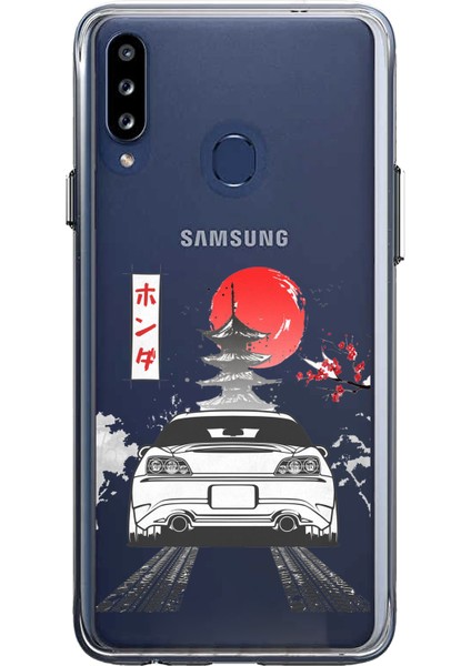 Samsung Galaxy A20S Uyumlu S2000 Tasarımlı Baskılı Silikon Kılıf