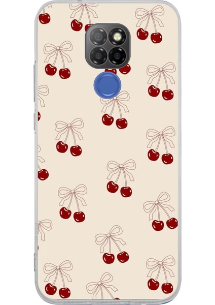 General Mobile Gm 20 Uyumlu Fiyonklu Kirazlar Baskılı Silikon Kılıf