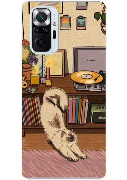 Redmi Note 10 Pro Uyumlu Nostaljik Köpek Tasarımlı Baskılı Silikon Kılıf