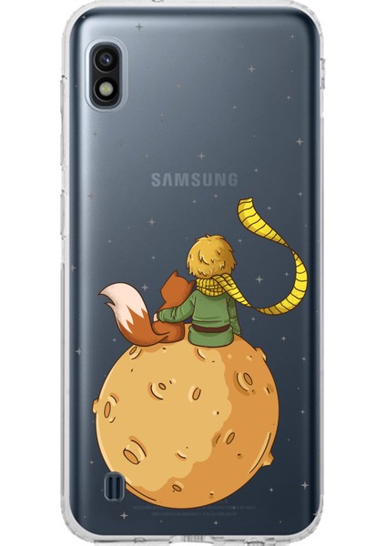 Samsung Galaxy J8 - A6 Plus Uyumlu Küçük Prens Gezegen Boa Tasarımlı Baskılı Silikon Kılıf
