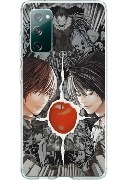 Samsung Galaxy S20 Fe Uyumlu Death Note Kapak Tasarımlı Baskılı Silikon Kılıf