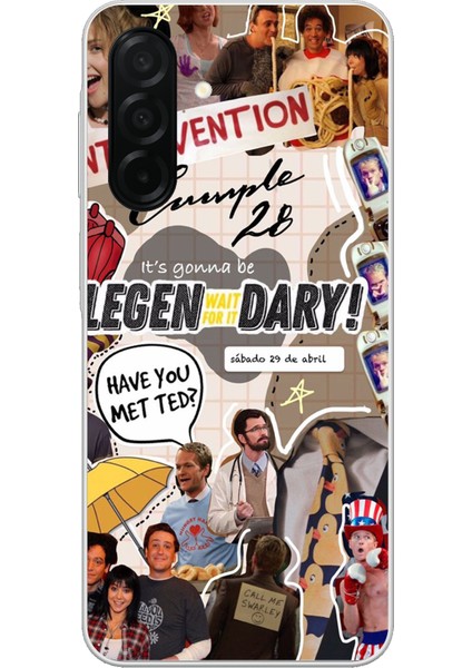 Samsung Galaxy A26 Uyumlu Retro Gazete How I Met Your Mother Tasarımlı Baskılı Silikon Kılıf