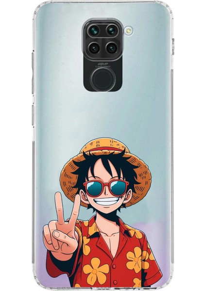 Redmi Note 9 Uyumlu Monkey D. Luffy Tasarımlı Baskılı Silikon Kılıf