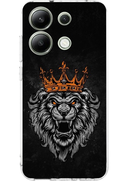 Redmi Note 13 4g Uyumlu Kurt Ruhu Baskılı Silikon Kılıf