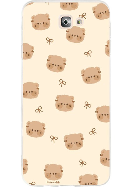 Samsung Galaxy J7 Prime Uyumlu Sevimli Ayıcıklar Baskılı Silikon Kılıf