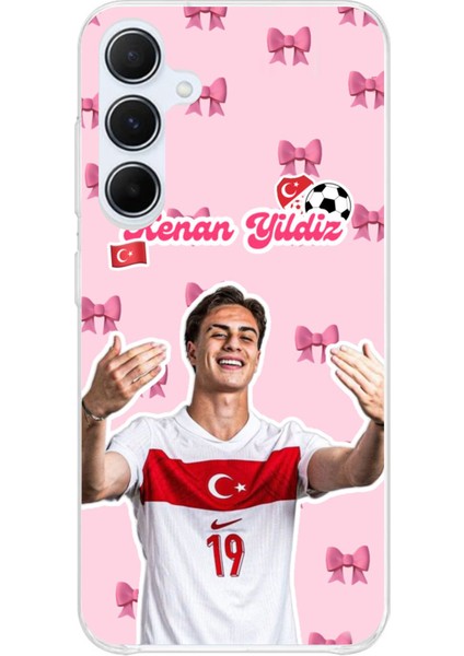 Samsung Galaxy A35 Uyumlu Kenan Yıldız Kurdele Baskılı Silikon Kılıf