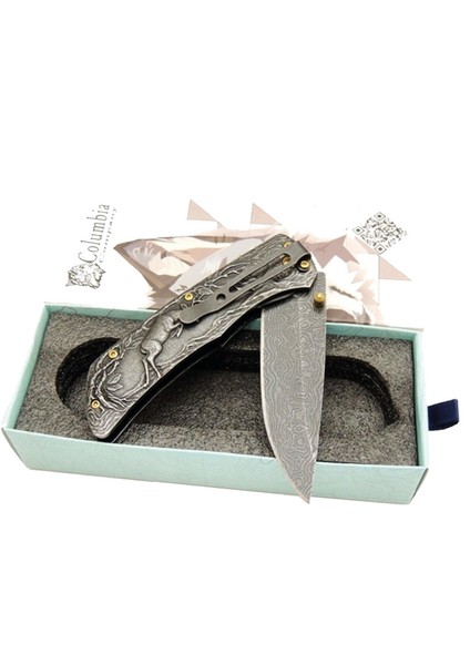 Columbia Geyikli Çakı FX-2370-B 21 cm Kutulu Paslanmaz Cep Çakı modelleri