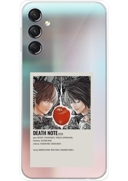 Samsung Galaxy A24 Uyumlu Death Note Poster Tasarımlı Baskılı Silikon Kılıf