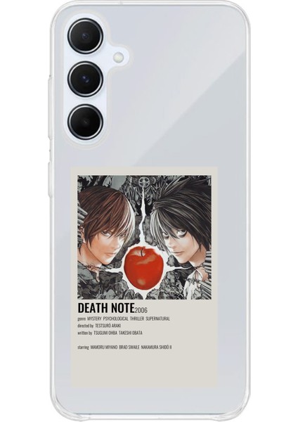 Samsung Galaxy A35 Uyumlu Death Note Poster Tasarımlı Baskılı Silikon Kılıf