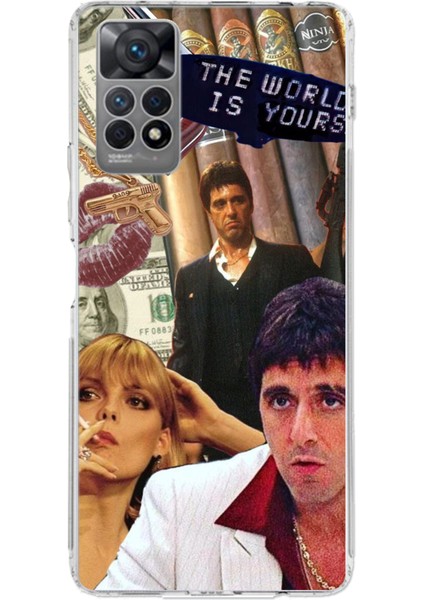 Redmi Note 12 Pro 4g Uyumlu The Worlds Is Yours Tasarımlı Baskılı Silikon Kılıf