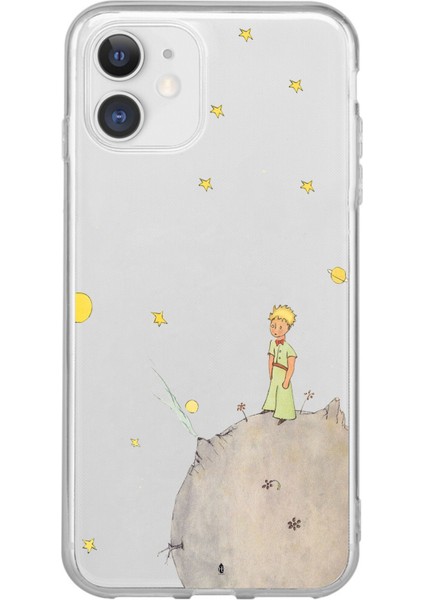 iPhone 11 Uyumlu Küçük Prens Tasarımlı Baskılı Silikon Kılıf