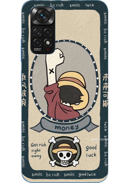 Redmi Note 11 - 11S Uyumlu One Piece Dolar Baskılı Silikon Kılıf