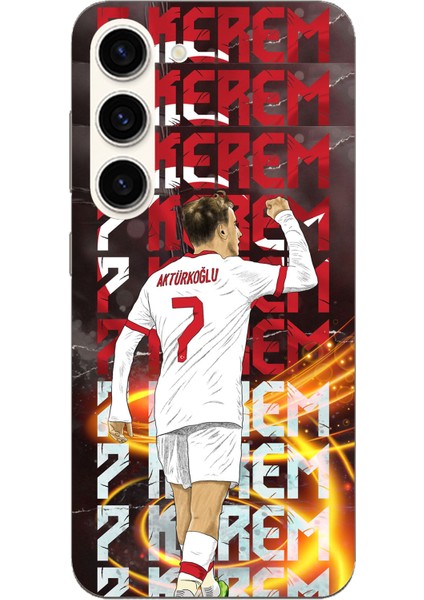 Samsung Galaxy S23 Uyumlu Kerem Aktürkoğlu Sevinç Baskılı Silikon Kılıf