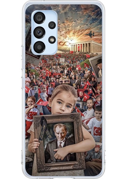 Samsung Galaxy A53 Uyumlu Atatürk Anıtkabir Baskılı Silikon Kılıf