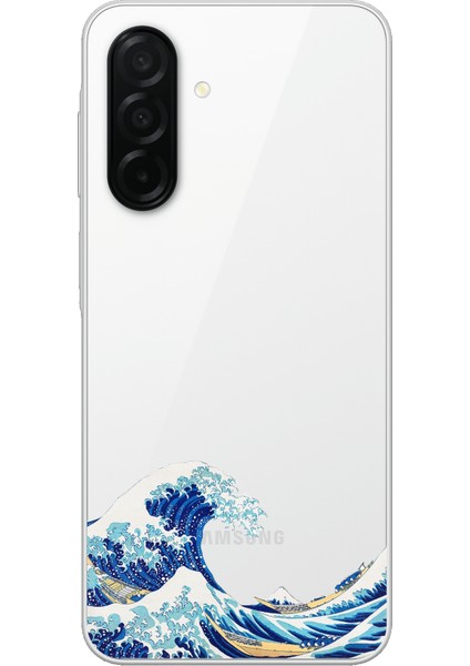 Samsung Galaxy A26 Uyumlu Kanagawa Oki Nami Ura Dalgası Tasarımlı Baskılı Silikon Kılıf