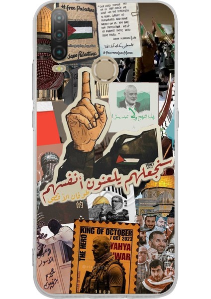 General Mobile Gm 10 Uyumlu Filistin Özgürlük Baskılı Silikon Kılıf