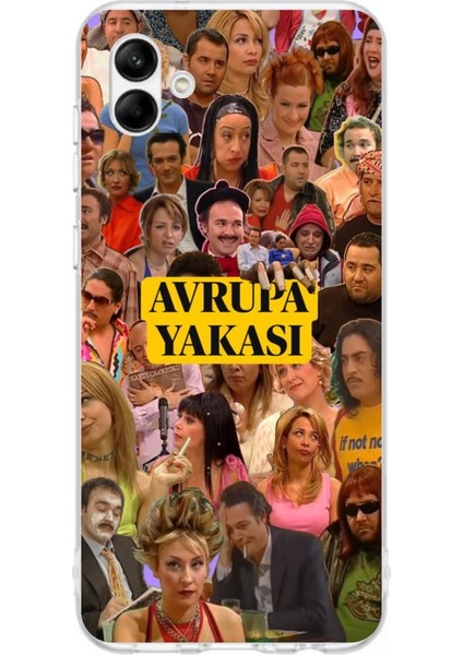 Samsung Galaxy A06 Uyumlu Avrupa Yakası Baskılı Silikon Kılıf