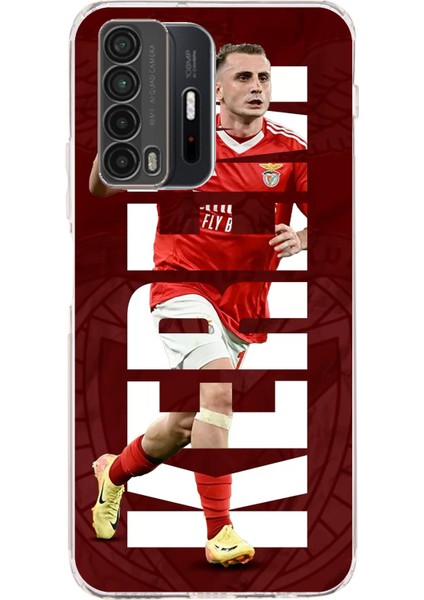 Huawei P Smart 2021 Uyumlu Kerem Aktürkoğlu Benfica Baskılı Silikon Kılıf