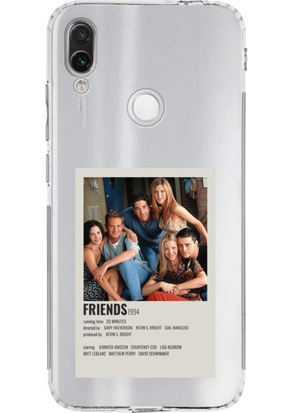 Redmi Note 7 Uyumlu Friends Mini Poster Tasarımlı Baskılı Silikon Kılıf