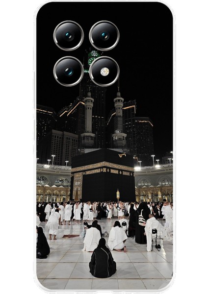 Xiaomi Mi 14T Uyumlu Kabe Umre Baskılı Silikon Kılıf