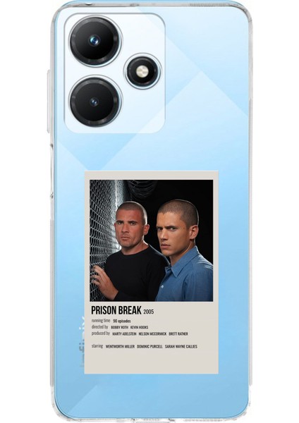 Infinix Hot 30I Uyumlu Prison Break Tasarımlı Baskılı Silikon Kılıf
