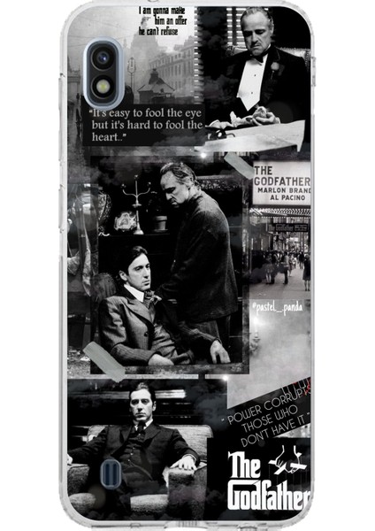 Samsung Galaxy J8 - A6 Plus Uyumlu The Godfather Baba Film Tasarımlı Baskılı Silikon Kılıf
