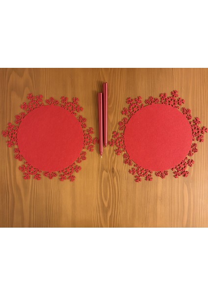 Kar Tanesi Desenli 2'li Amerikan Servis Supla Yılbaşı Özel Konsept 38MM fiyatları