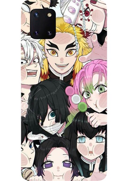 Samsung Galaxy Note 10 Lite Uyumlu Demon Slayer Manga Baskılı Silikon Kılıf