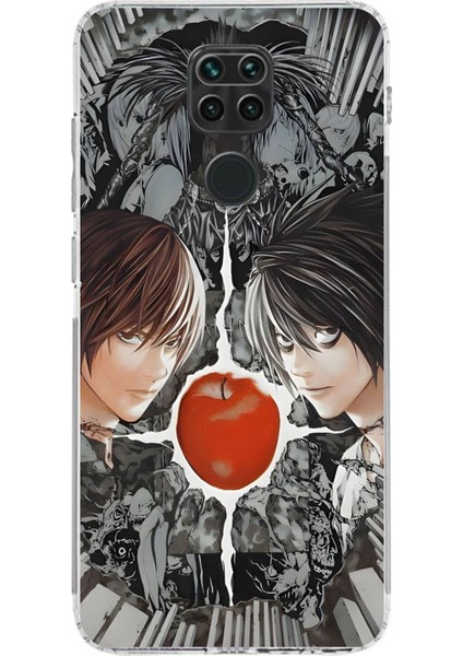 Redmi Note 9 Uyumlu Death Note Kapak Tasarımlı Baskılı Silikon Kılıf