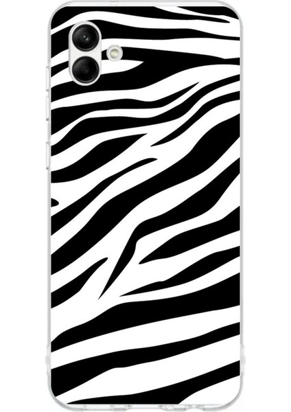 Samsung Galaxy A06 Uyumlu Zebra Tasarımlı Baskılı Silikon Kılıf