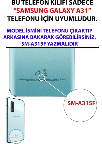 Samsung Galaxy A31 Uyumlu Küçük Prens Tasarımlı Baskılı Silikon Kılıf fiyatları