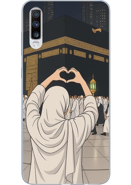 Samsung Galaxy A30S - A50 Uyumlu Kabe Aşkı Baskılı Silikon Kılıf