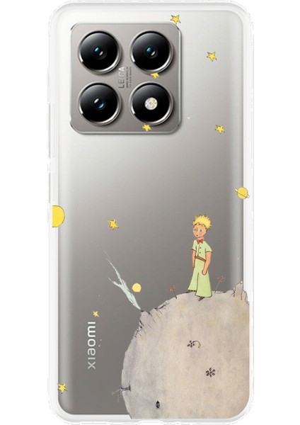 Xiaomi Mi 14T Pro Uyumlu Küçük Prens Tasarımlı Baskılı Silikon Kılıf