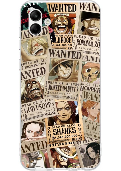 Samsung Galaxy A06 Uyumlu One Piece Gazete Tasarımlı Baskılı Silikon Kılıf