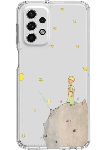 Samsung Galaxy A73 Uyumlu Küçük Prens Tasarımlı Baskılı Silikon Kılıf