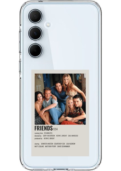 Samsung Galaxy A35 Uyumlu Friends Mini Poster Tasarımlı Baskılı Silikon Kılıf