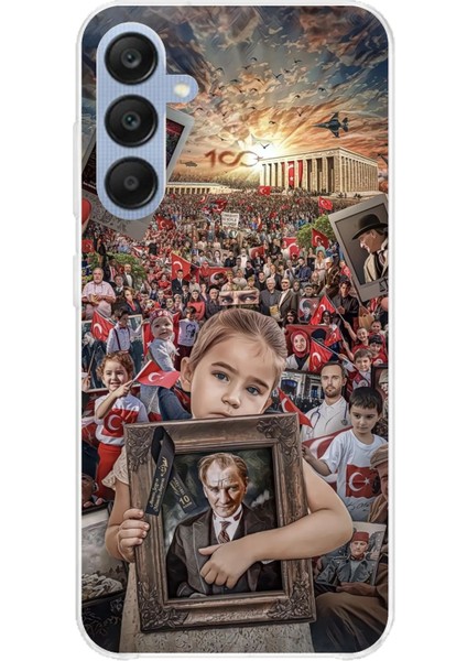 Samsung Galaxy A25 Uyumlu Anıtkabir Atatürk Portre Baskılı Silikon Kılıf
