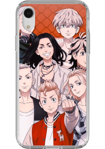 iPhone Xr Uyumlu Tokyo Revengers Karakterler Baskılı Silikon Kılıf