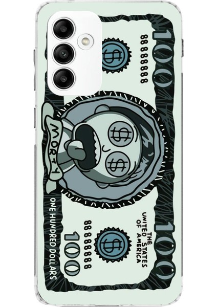 Samsung Galaxy A05S Uyumlu Morty Dolar Baskılı Silikon Kılıf
