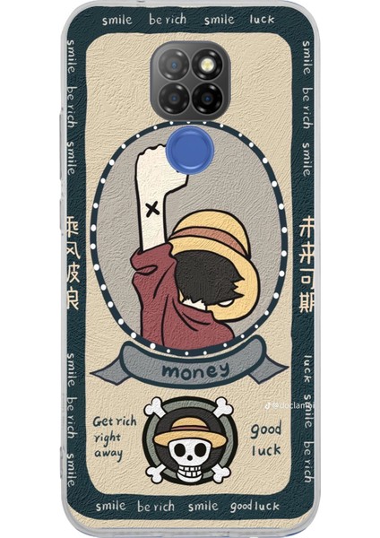 General Mobile Gm 20 Uyumlu One Piece Dolar Baskılı Silikon Kılıf