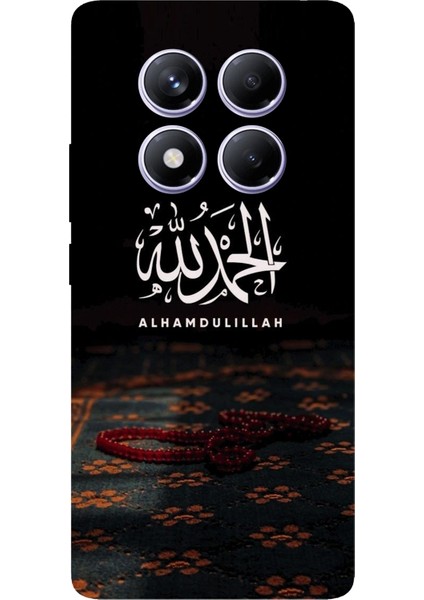 Redmi Note 14 Pro Plus 5g Uyumlu Elhamdülillah Tesbih Baskılı Silikon Kılıf