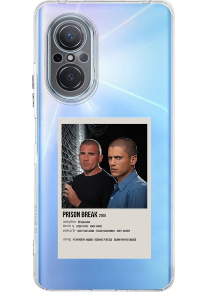 Huawei Nova 9 Se Uyumlu Prison Break Tasarımlı Baskılı Silikon Kılıf