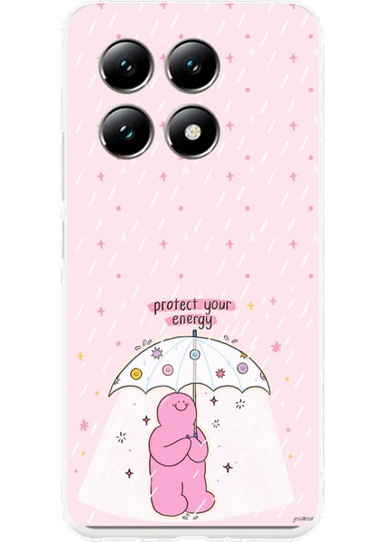 Xiaomi Mi 14T Pro Uyumlu Protect Your Energy Tasarımlı Baskılı Silikon Kılıf