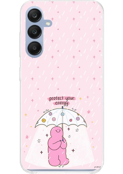 Samsung Galaxy A25 Uyumlu Protect Your Energy Tasarımlı Baskılı Silikon Kılıf