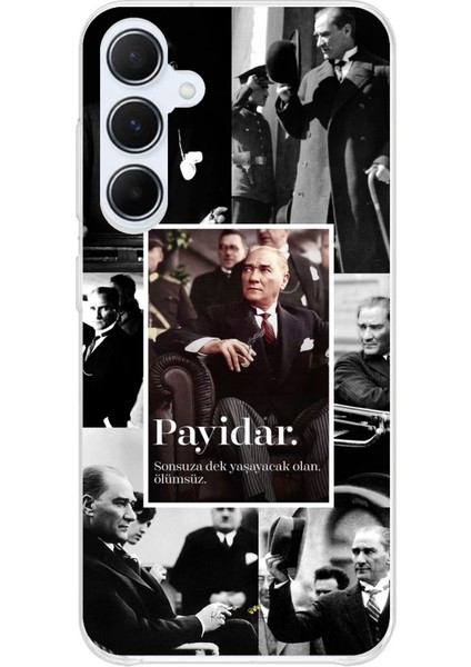 Samsung Galaxy A35 Uyumlu Atatürk Payidar Baskılı Silikon Kılıf