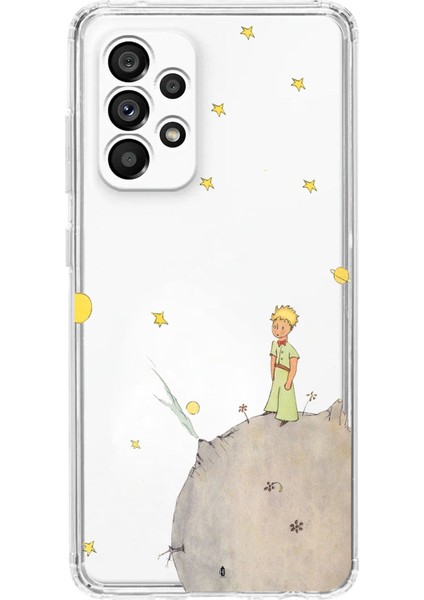 Samsung Galaxy A23 Uyumlu Küçük Prens Tasarımlı Baskılı Silikon Kılıf