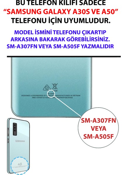 Samsung Galaxy A30S - A50 Uyumlu Dekoratif Çiçekler Baskılı Silikon Kılıf fiyatları
